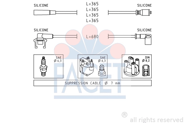 Ignition Cable Kit (4.9497)