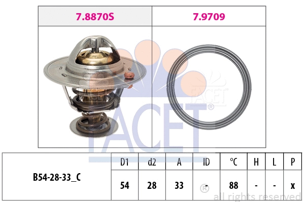 Thermostat, coolant (7.8971)