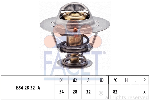 Thermostat, coolant (7.8276S)
