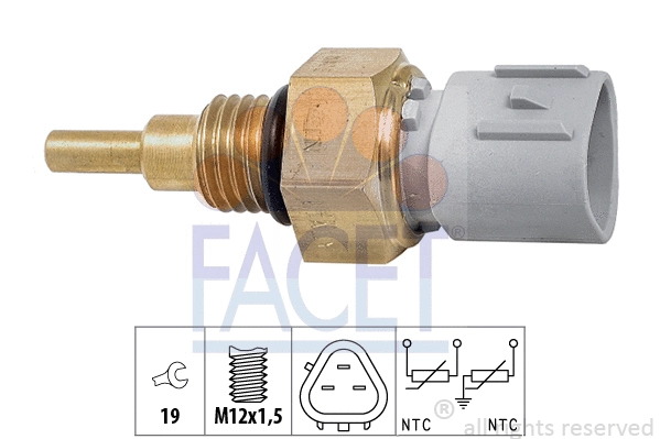 Sensor, coolant temperature (7.3368)
