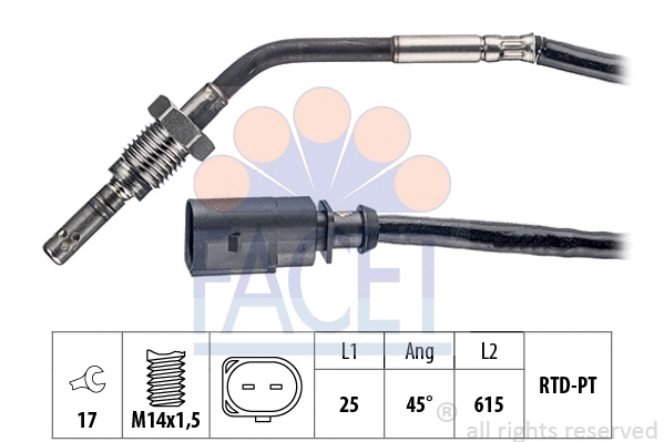 Sensor, exhaust gas temperature (22.0244)