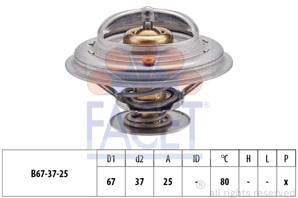 Thermostat, coolant (7.8259S)