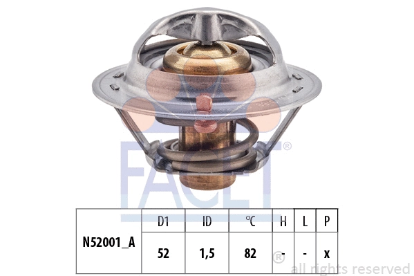 Thermostat, coolant (7.8340S)