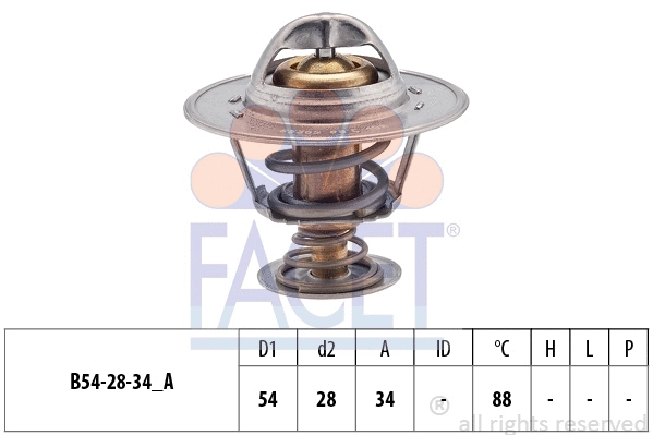 Thermostat, coolant
