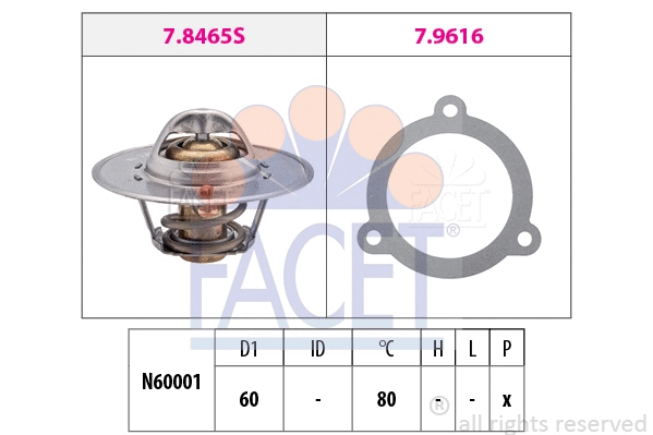 Thermostat, coolant (7.8465)