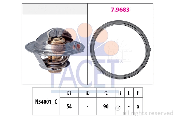 Thermostat, coolant (7.8802)