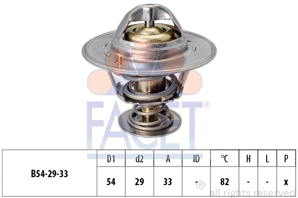 Thermostat, coolant (7.8797S)