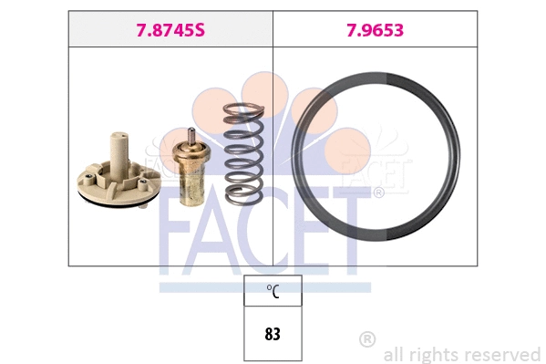 Thermostat, coolant (7.8745)