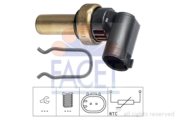 Sensor, coolant temperature (7.3324)