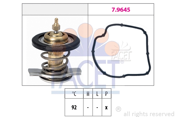 Thermostat, coolant (7.8847)