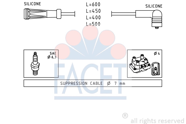 Ignition Cable Kit (4.9447)