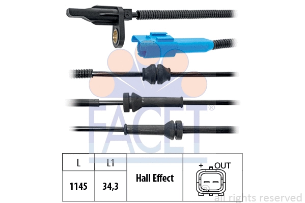 Sensor, wheel speed (21.0062)