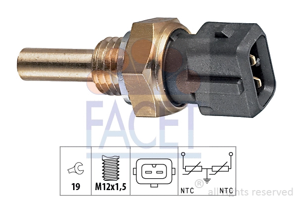 Sensor, coolant temperature (7.3192)