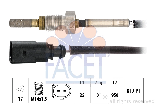 Sensor, exhaust gas temperature (22.0317)