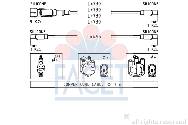 Ignition Cable Kit (4.9518)