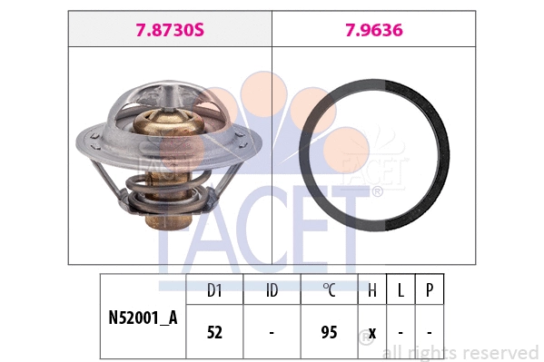 Thermostat, coolant (7.8730)
