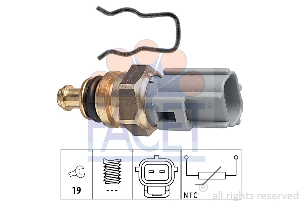 Sensor, coolant temperature (7.3285)