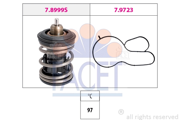 Thermostat, coolant (7.8999)