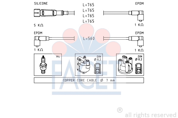 Ignition Cable Kit (4.8727)