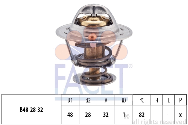 Thermostat, coolant (7.8289S)