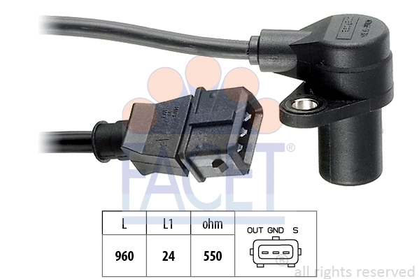 Sensor, crankshaft pulse (9.0087)