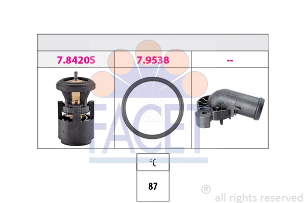 Thermostat, coolant (7.8561K)