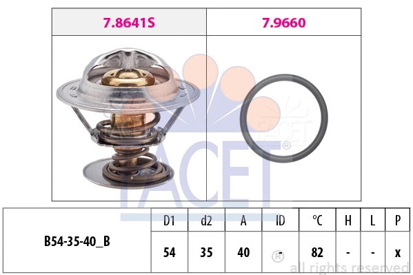 Thermostat, coolant (7.8641)