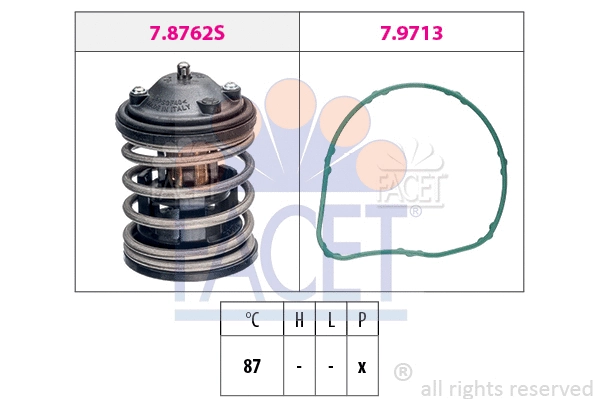 Thermostat, coolant (7.8851)