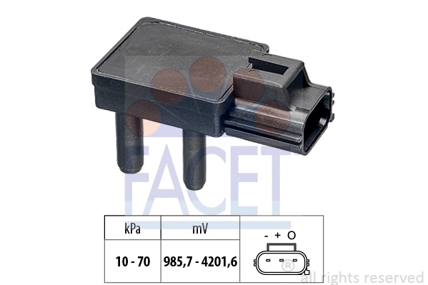 Sensor, exhaust pressure (10.3277)