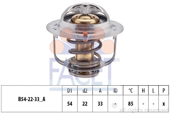 Thermostat, coolant (7.8224S)