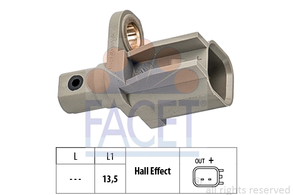 Sensor, wheel speed (21.0136)
