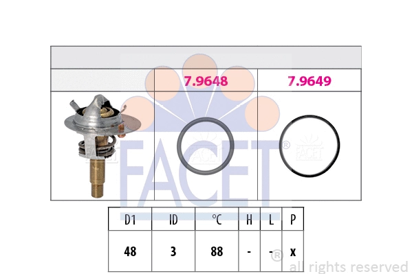 Thermostat, coolant (7.8609)