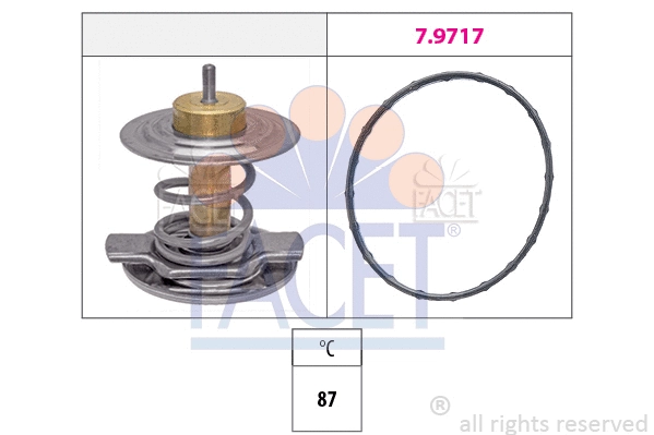 Thermostat, coolant (7.8442)