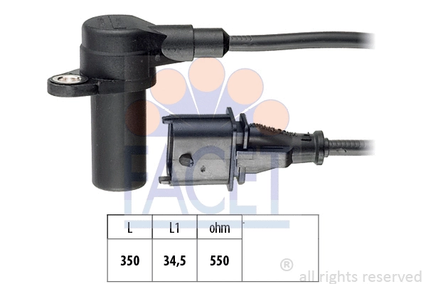Sensor, crankshaft pulse (9.0236)