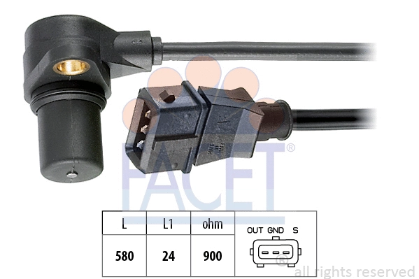 Sensor, crankshaft pulse (9.0215)