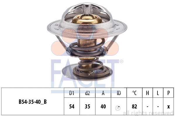 Thermostat, coolant (7.8641S)