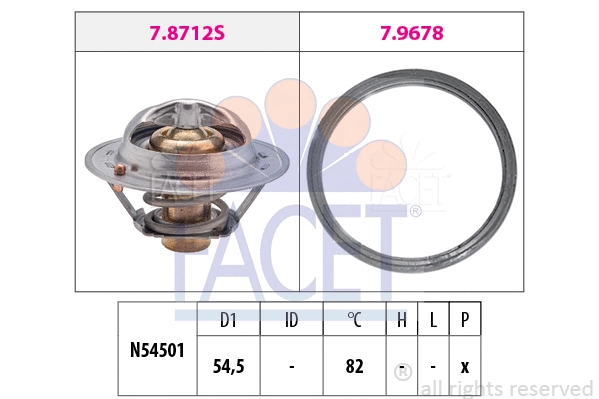 Thermostat, coolant (7.8713)