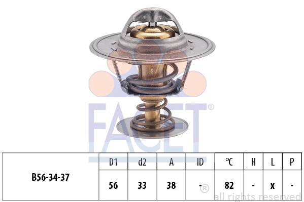 Thermostat, coolant (7.8251S)