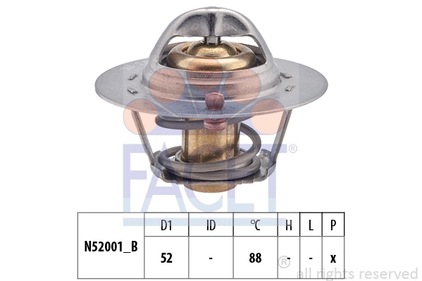 Thermostat, coolant (7.8355S)