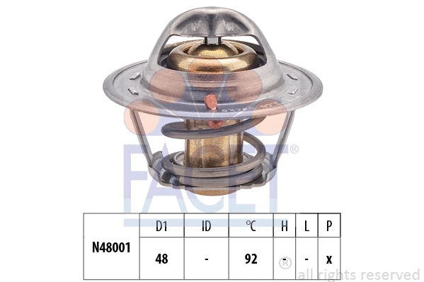 Thermostat, coolant (7.8376S)