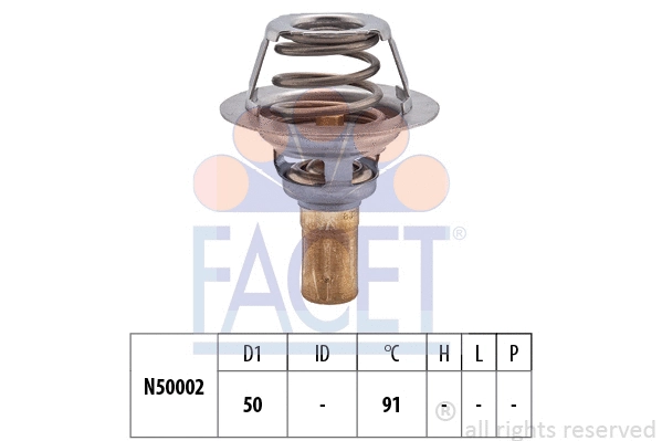 Thermostat, coolant (7.8327S)