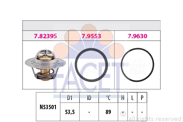 Thermostat, coolant (7.8499)