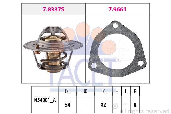 Thermostat, coolant (7.8644)