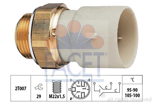 Temperature Switch, radiator fan (7.5688)