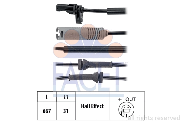 Sensor, wheel speed (21.0089)