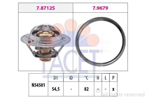 Thermostat, coolant (7.8712)