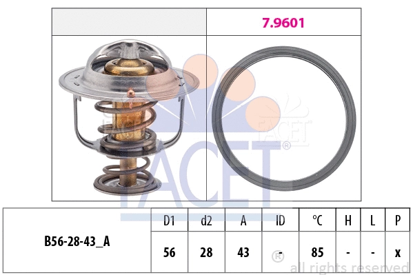 Thermostat, coolant