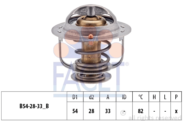 Thermostat, coolant (7.8462S)