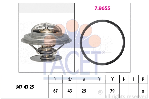 Thermostat, coolant (7.8983)