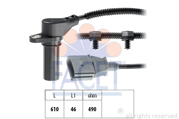 Sensor, crankshaft pulse (9.0259)